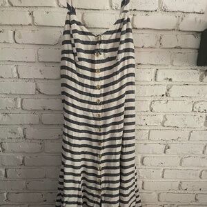 Maeve linen tank dress
